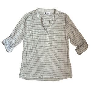 Carve Designs Striped Organic Cotton Shirt Size Small